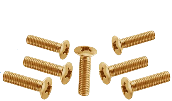 Brass-Cross-Recessed-Oval-Head-Machine-Screws-DIN-966